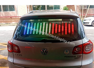 1000x375mm Layar LED Untuk Jendela Belakang Mobil, P3.91 Tampilan Pesan Mobil