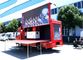 P8mm Truck Mobile LED Display Iron Cabinet 5500cd / Sqm 256mmx128mm