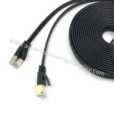 Kabel Konektor Jaringan Luar Ruangan Hitam SASO Gigabit Ethernet Cable