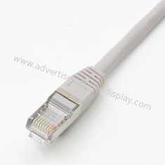 Kabel Konektor Jaringan Jalinan / Dilapisi TUV Kabel Ethernet ANS Cat 7