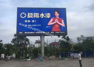 Tampilan LED Iklan Luar Ruangan 192mmX192mm, Billboard LED Luar Ruang SMD P6
