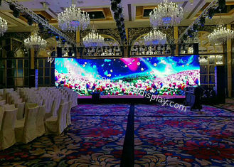 Dinding Video LED HD 2500cd, Layar Iklan Dalam Ruangan P3mm