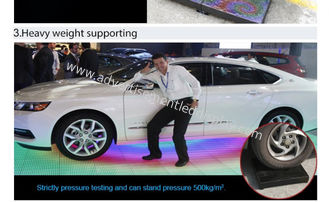 Pertunjukan Mobil Lantai Dansa Tampilan LED Pitch Interaktif 6.25mm