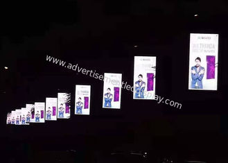 Layar LED Tiang Lampu Jalan 640x960 280W P2.5 AC264V Tiang Lampu Led Display