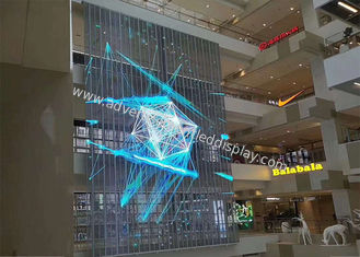 Aluminium Cabinet Transparan Led Kaca Layar 1000x500mm Modul