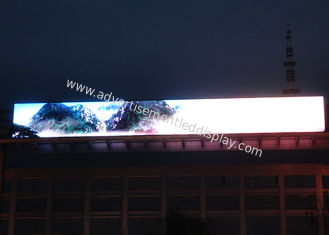 Layar Iklan LED Luar Ruangan P10 OEM 192x192mm Kecerahan Tinggi Tahan Cuaca