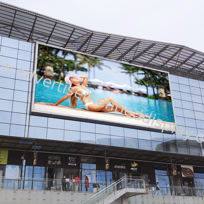 Outdoor LED Video Wall Display Desain tahan cuaca Cerah tahan sinar matahari