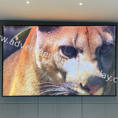320mmx160mm Indoor Advertising LED Screen Bahan Lemari Aluminium Besi / Die-casting