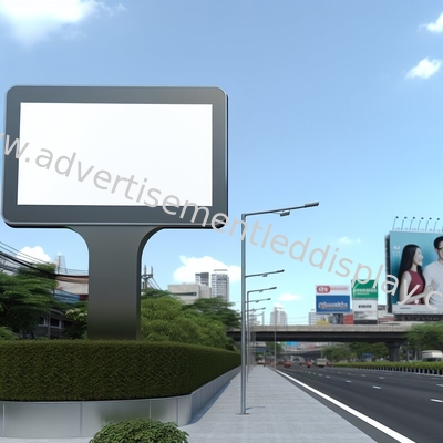Lemari Besi Iklan hemat energi LED Papan reklame untuk pemasaran yang efektif