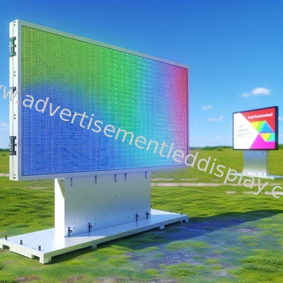 Layar Iklan LED tahan cuaca 192x192mm Ukuran 6000cd Kecerahan untuk ruangan