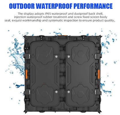 SMD 1G1R1B Outdoor LED Displays Iron Cabinet Adaptable Custom-Fit Untuk Setiap Lokasi