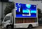 P5 Rgb Truck Mobile LED Display 40000Dots / Sqm Pixel Untuk Periklanan