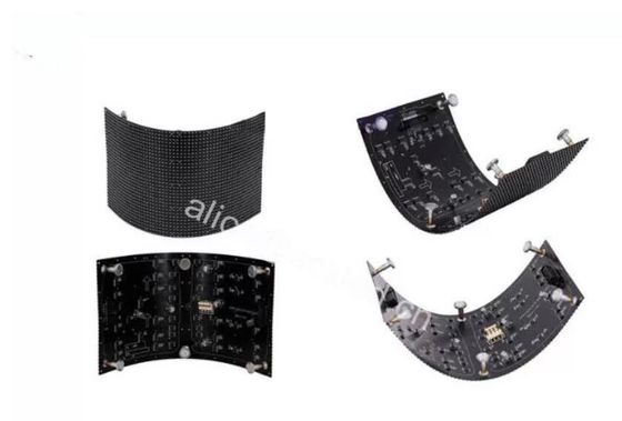 Layar LED Fleksibel P2mm Dalam Ruangan, Dinding Video Tirai LED Lembut 256x128