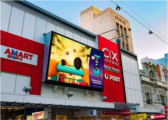 Layar LED Iklan 32x16, Layar Tampilan Iklan Digital Luar Ruang 100000H