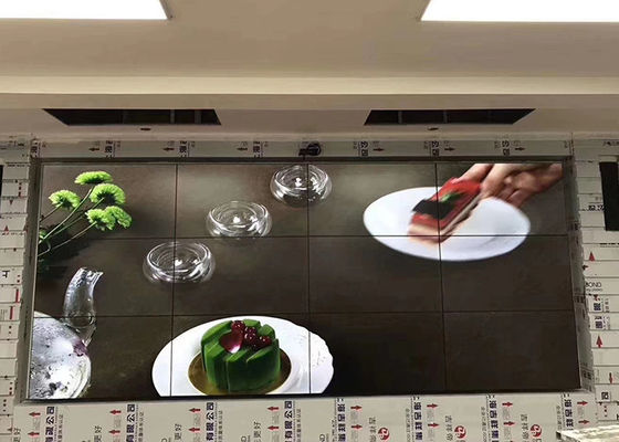 46 Inci Besar Video Tembok Tampilan, 3x3 LED Video Tembok lurus ke bawah