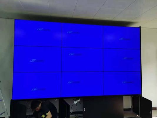 46 Inci Besar Video Tembok Tampilan, 3x3 LED Video Tembok lurus ke bawah