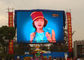 350W 5500cd Outdoor Led Wall Screen 10mm Pitch Kabinet Besi Tahan Air