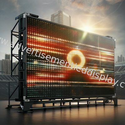 Layar LED besi tahan lama 192x192mm Modul Ukuran 100 Tahun Umur untuk Iklan Dampak